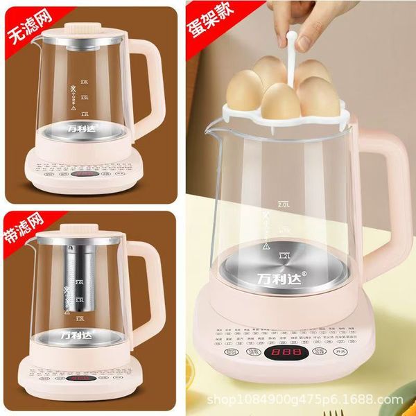 Health Pot Multi-Functional Tea Maker – Small Glass Electric Kettle | Flower Tea, Herbal Tea & Hot Pot Maker - Image 3