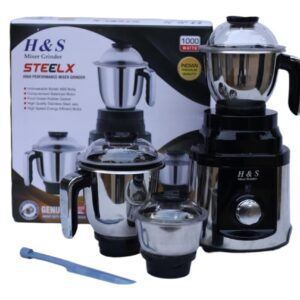 H&S STEELX Mixer Grinder – 1000W