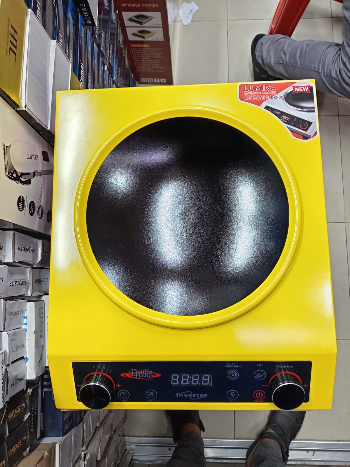 Sahara Famous Infrared Cooker – Model Famous-3500 | 2500W | Double Heater | Inverter Technology